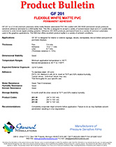 GF 203 Flexible Permanent Vinyl Gloss White – Supplies Unlimited Inc.