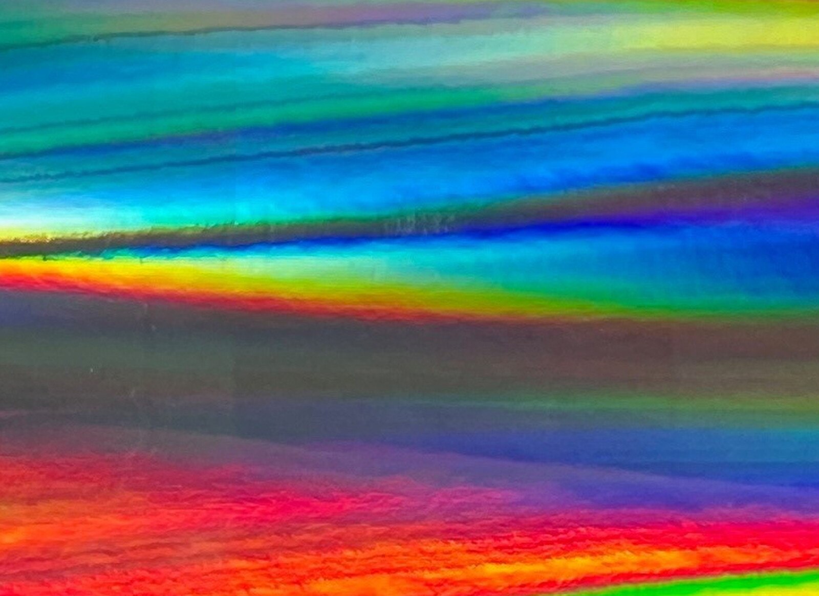 Ripple Holographic Film w/ Perm. Adhesive